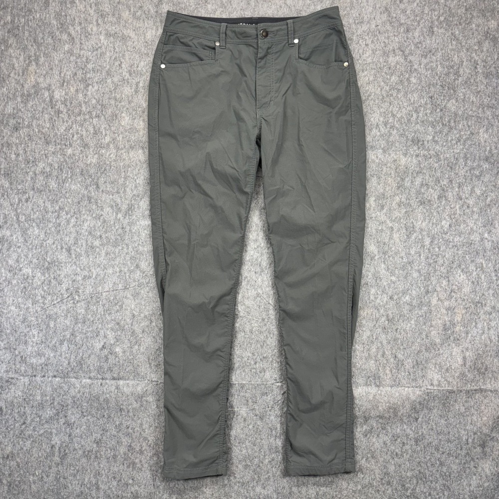 Western Rise Pants Men's 30x30 AT Slim Gray Stretch Hike Outdoors